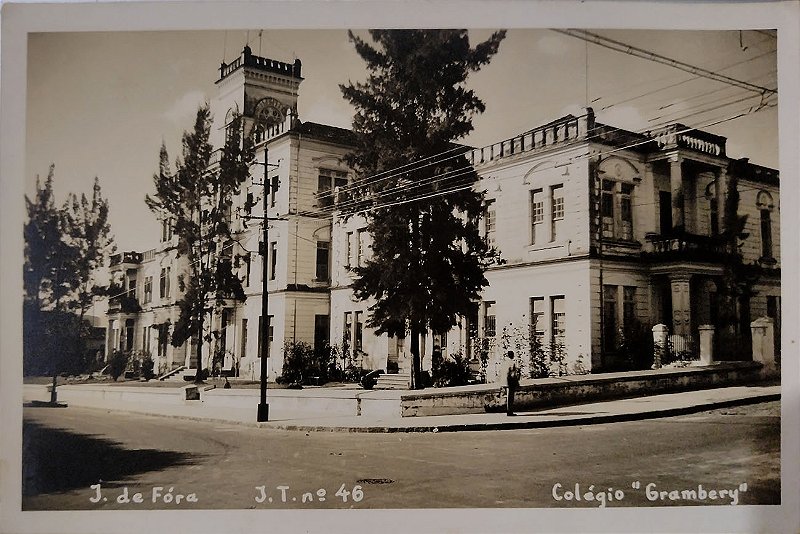 Juiz de Fora - MG - Colégio Grambery - Cartão Postal Antigo Original, Não Circulado