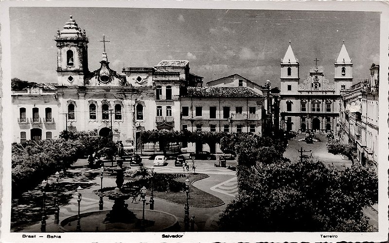 Bahia - Ilhéus - Terreiro - Cartão Postal Antigo Original, Não Circulado