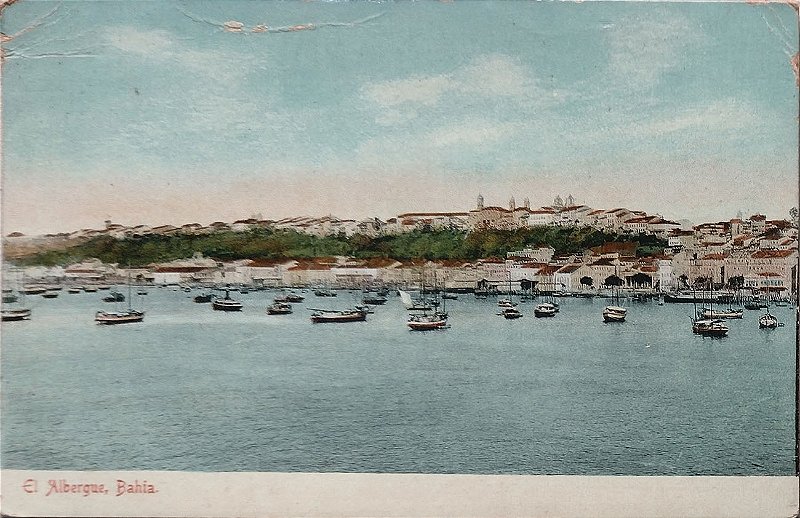 Bahia - Salvador - El Albergue - Cartão Postal Antigo Original, Não Circulado