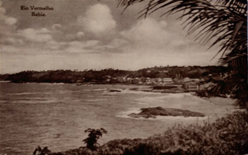 Bahia - Salvador - Rio Vermelho - Cartão Postal Antigo Original, Não Circulado