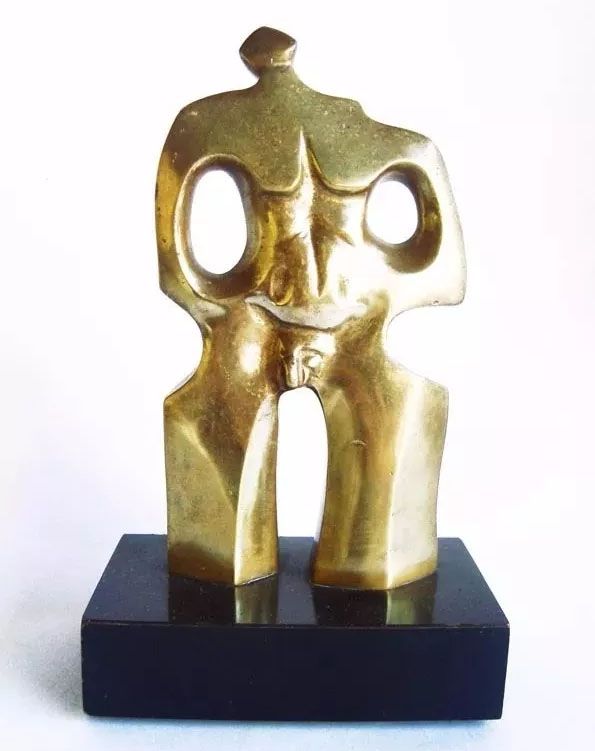 Calabrone, Domenico  - Escultura Em Bronze Assinada, Masculino e Feminino