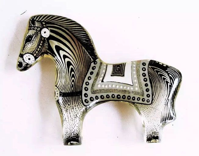 Palatnik - Escultura Cinética em Acrílico,  Figura De Zebra