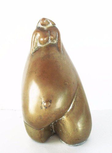 Beth Turkieniez - Escultura Bronze Representando Maternidade