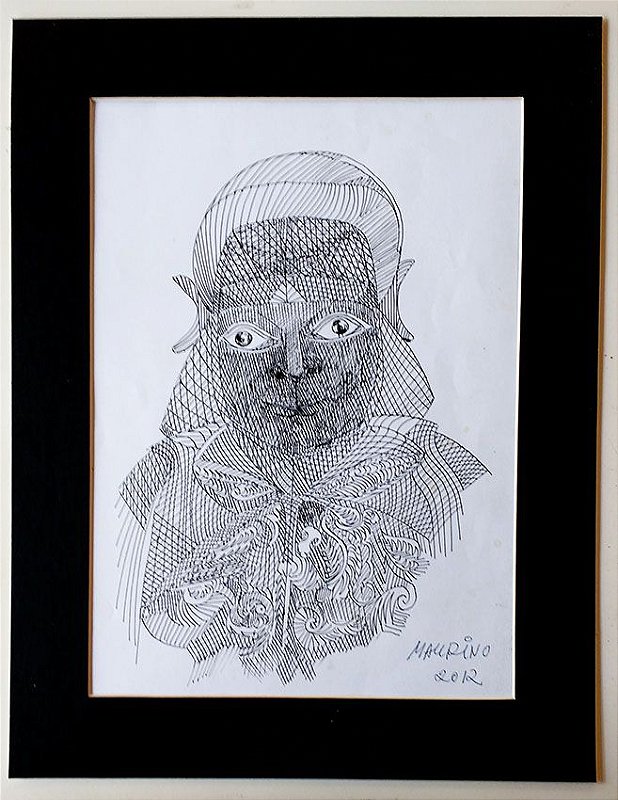 Obra Atribuída a Robert Calix - Quadro, Desenho à Lápis - Lenach - Lenach  Artes, Antiguidades & Decoração