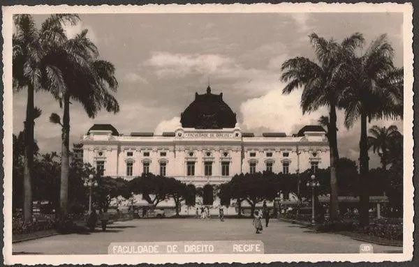 Pernambuco - Recife, Faculdade Direito - Cartão Postal Antigo, Fotografia Original