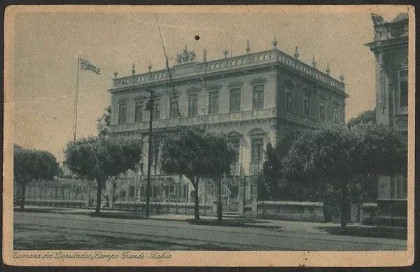 Bahia -  Salvador, Campo Grande - Câmara dos Deputados,  Cartão Postal Antigo Original