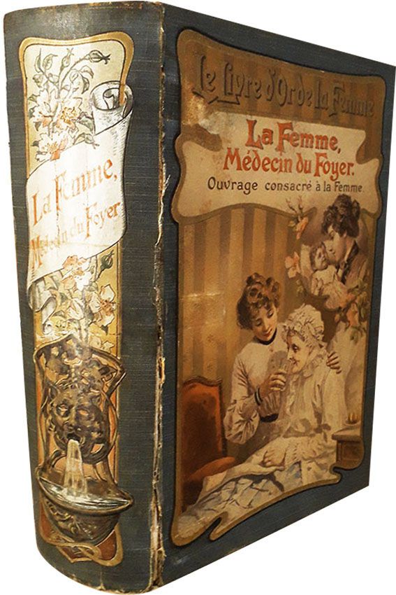 Livro A Mulher, Medicina Em Casa Por Anna Fisher, Paris 1925, Arte Gravura Pintura