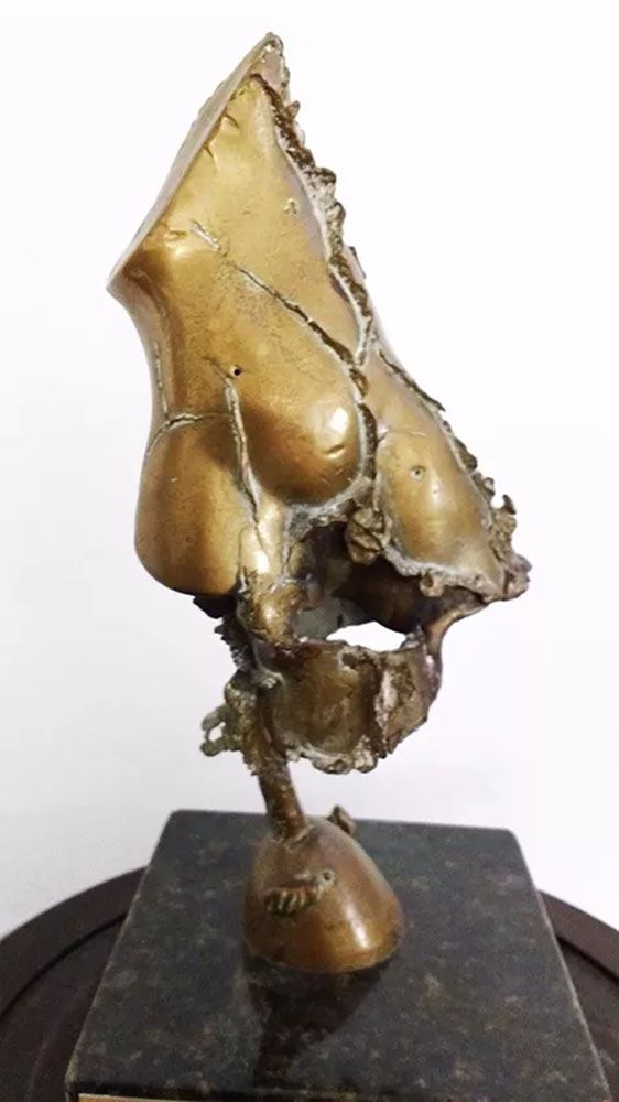 Irma Maluf - Escultura em Bronze, Figurativo Abstrato Feminino