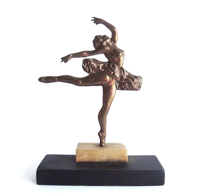 Escultura em Bronze, Figura de Bailarina