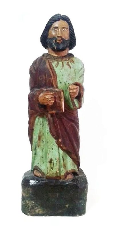 Arte Sacra, Escultura em Madeira Policromada, Imagem de Santo Agostinho