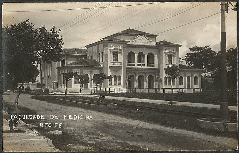 Recife - Pernambuco - Faculdade de Medicina, Cartão Postal Antigo Fotográfico