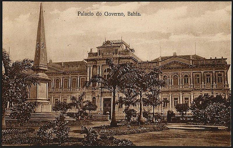 Bahia  - Palácio do Governo - Cartão Postal Fotográfico Antigo Original