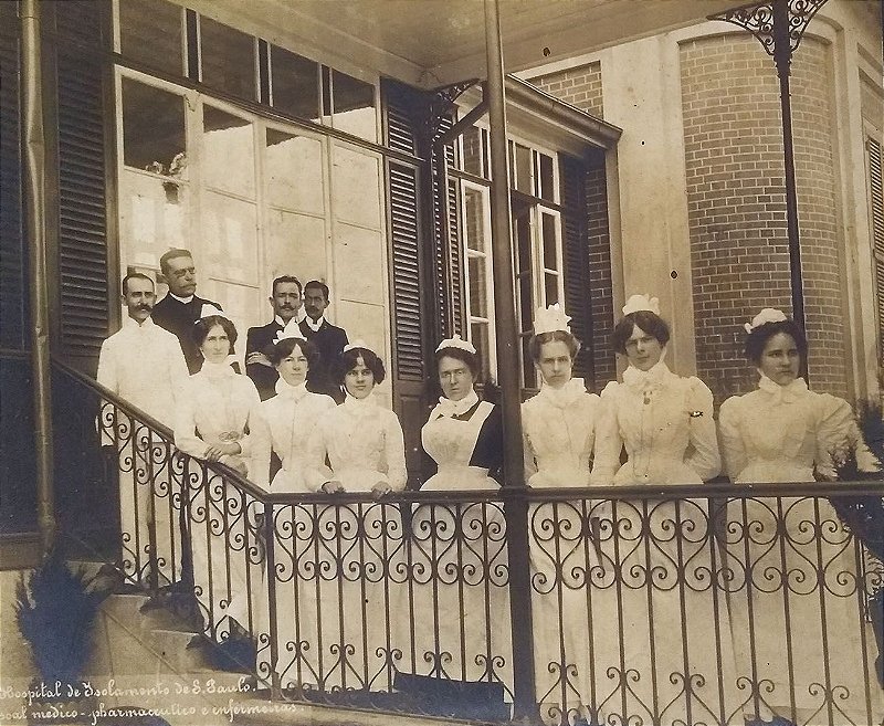 Fotografia de Guilherme Gaensly - Hospital De Isolamento de São Paulo, Atual Emilio Ribas