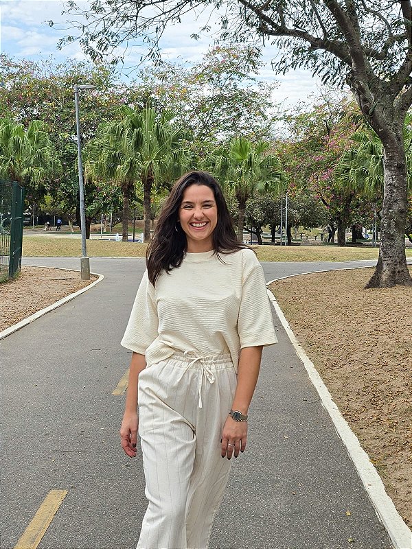 T-shirt Base Areia