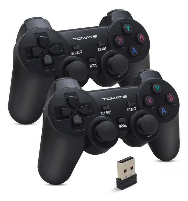 video game ps2 com controle sem fio