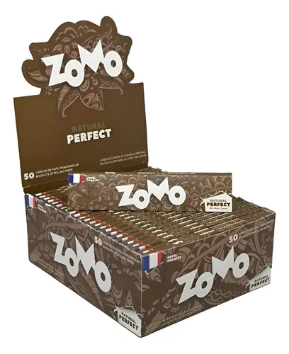 Caixa de Seda Zomo King Size Natural Perfect 50 und - Mr. Bob Head