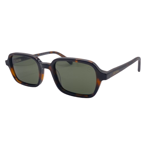 ORAMA RETRO MARROM / LENTES VERDE POLARIZADAS