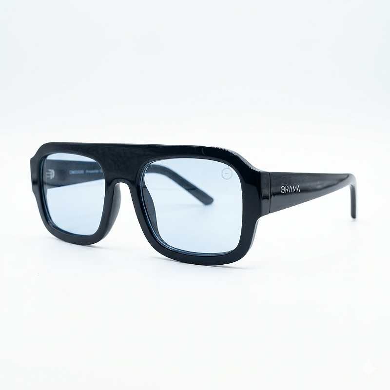 ORAMA OVERSIZED PRETO / LENTES COSMETICA