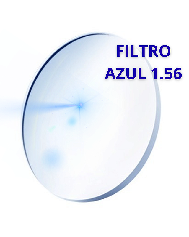 Lentes Blue Filter 1.56 (até 4 graus esfericos e 2 cilindricos)