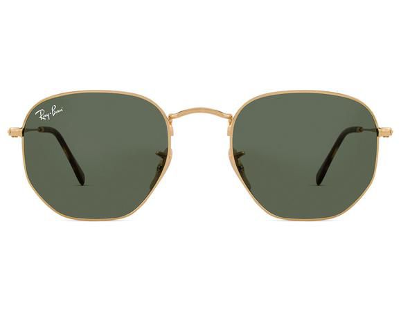 OCULOS DE SOL RAY BAN HEXAGONAL RB3548NL DOURADO VERDE