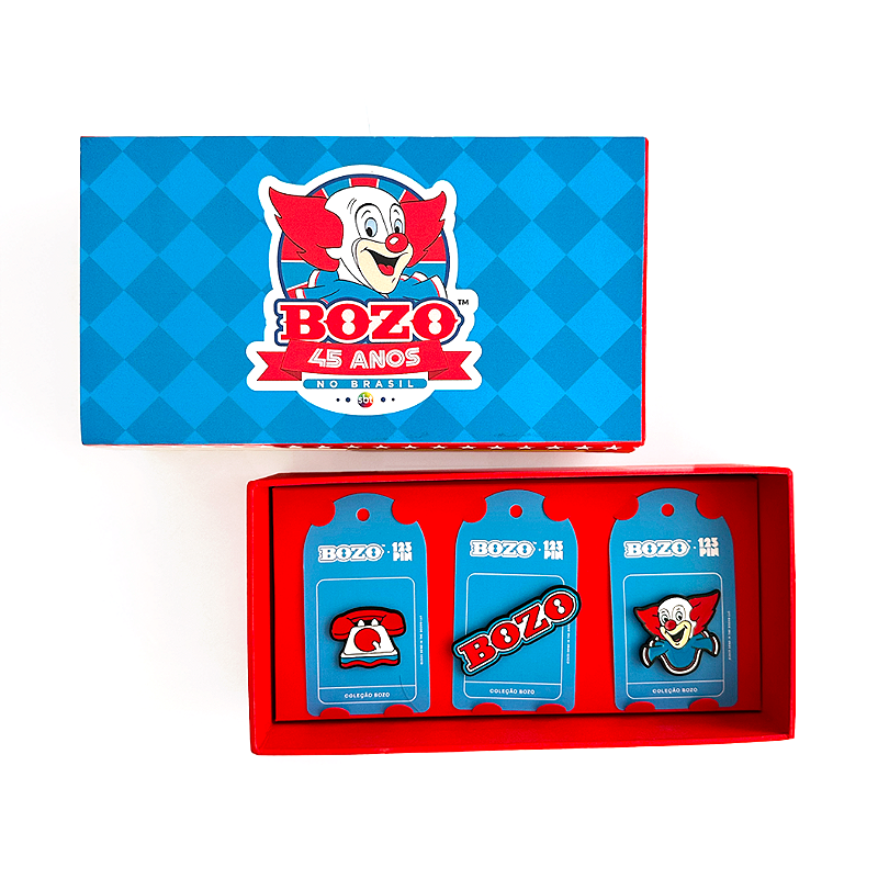 Box Colecionável Bozo - 123 PIN