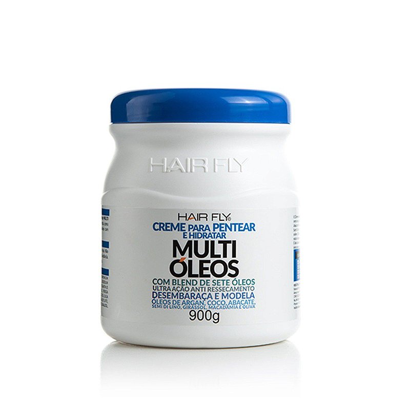 Hair Fly Multi Óleos Creme Para Pentear e Hidratar - Compre Aqui Todos