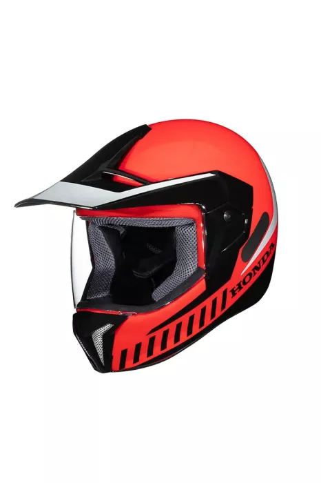 Capacete H3S 2025 Vermelho e Preto - Loja online Comoto Honda Novo