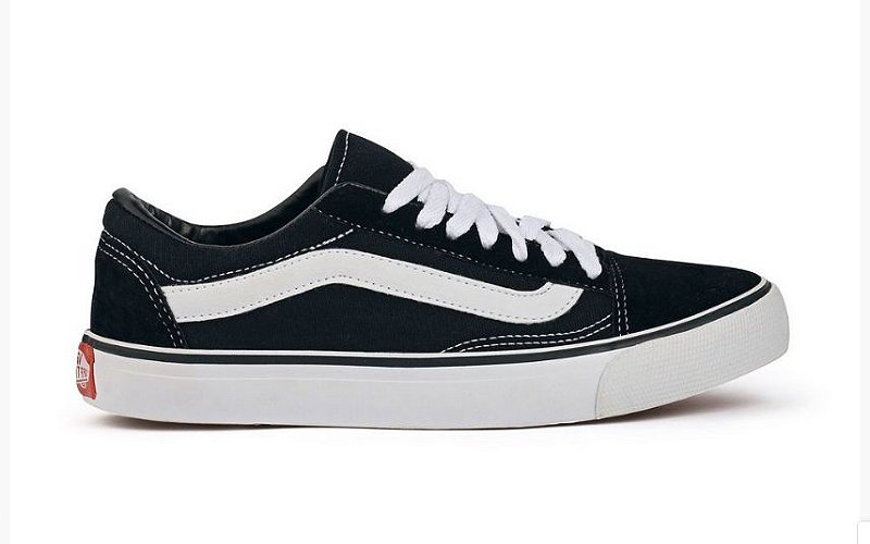 tênis vans old skool preto e branco