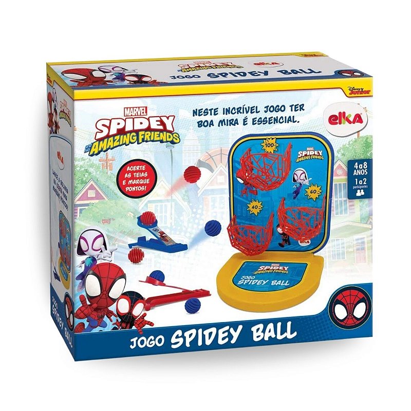 Jogo Spidey Ball - Mary Toys Brinquedos