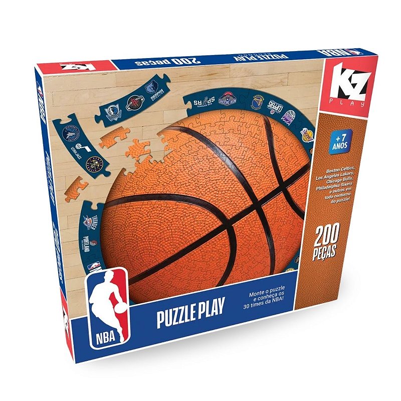 Quebra-cabeça 200 Peças - NBA - Mary Toys Brinquedos