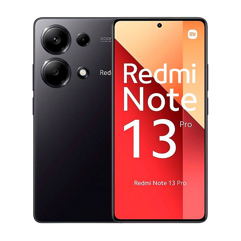 Smartphone Xiaomi Redmi Note 13 Pro 512GB 12GB Preto - SL Shop - A