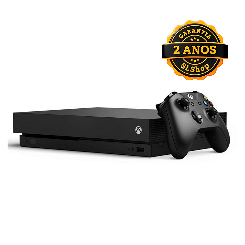 Console Microsoft Xbox One X 1TB Preto Seminovo - SL Shop - A