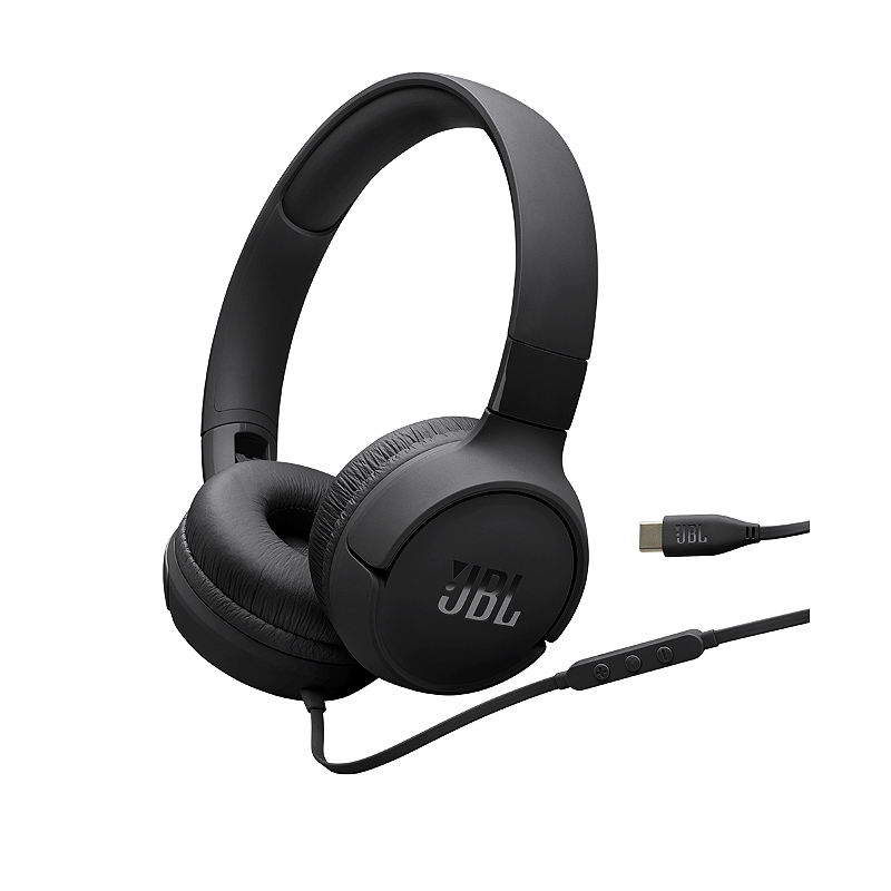Headphone Com Fio JBL Tune 520C USB-C Preto - SL Shop - A melhor loja ...