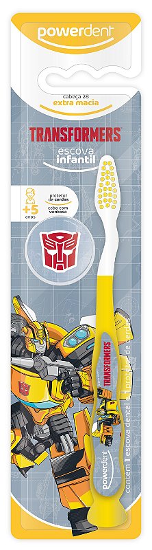 Escova De Dentes Infantil - Transformers +5 Anos - 12UN