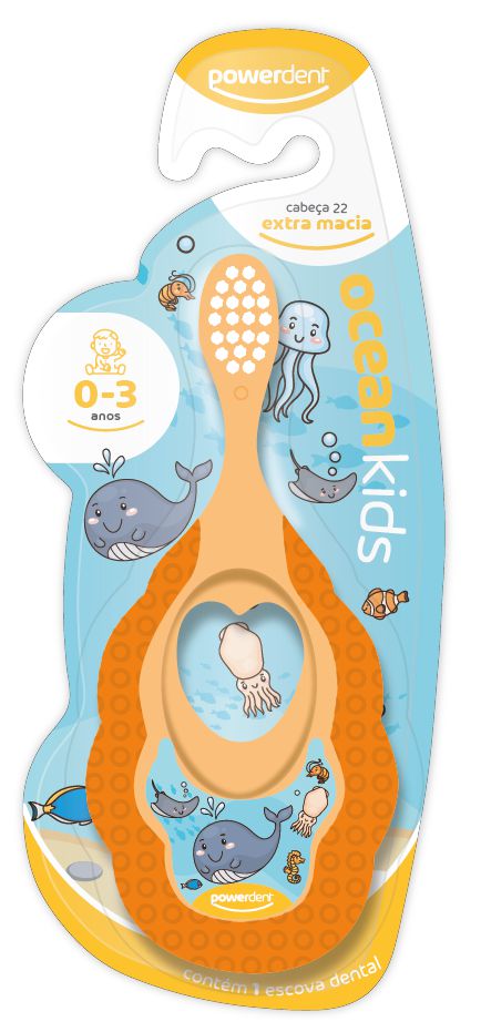 Escova Dental Infantil Mordedor -  Ocean Kids