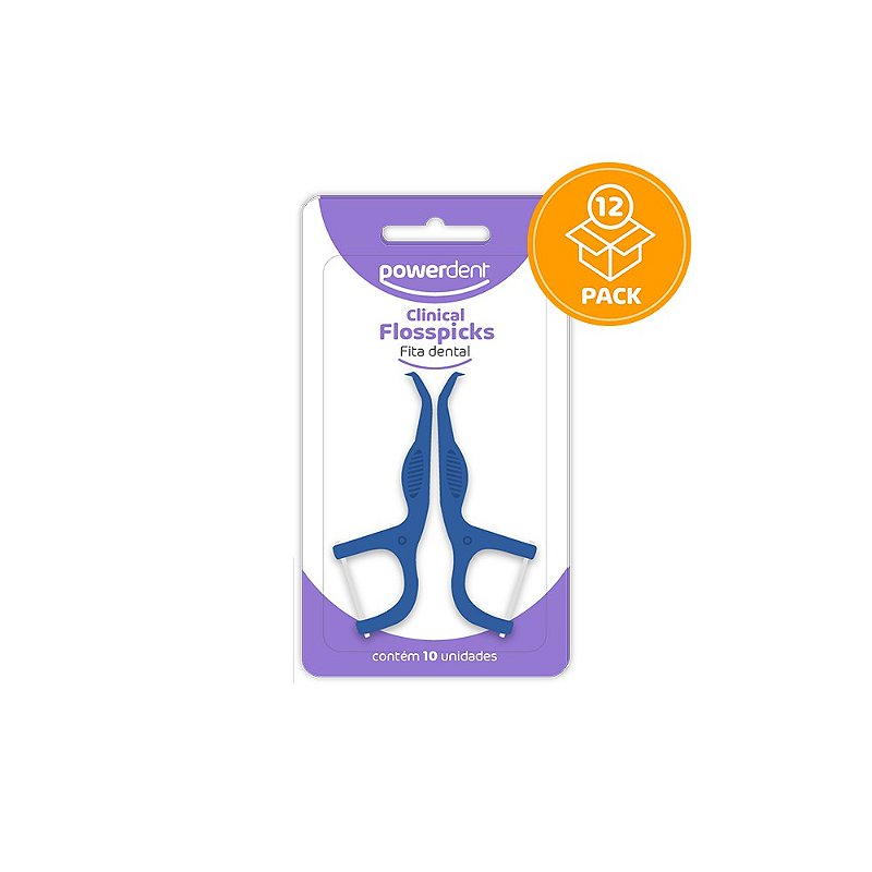Fio Dental Floss Picks 20un 06 Unidades Powerdent