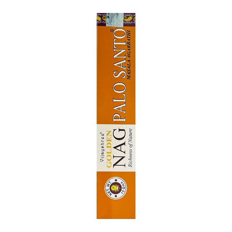 Incenso Massala Golden Nag - Palo Santo - Lotus Loja