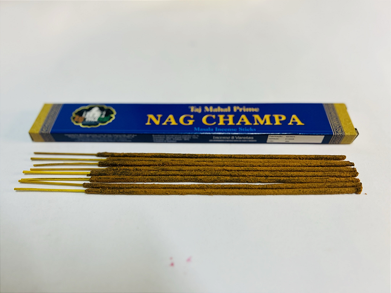 Incenso Indiano Nag Champa - Taj Mahal Prime - 8 Varetas - Lotus Loja