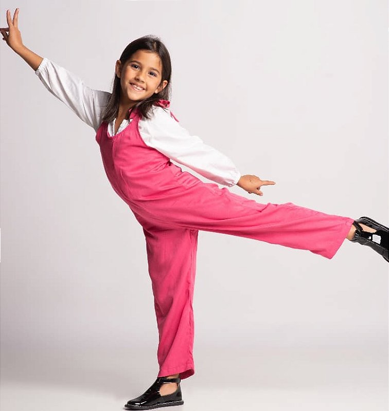 Macacão Infantil Menina Pink Mariposita Kids Roupas Infantis