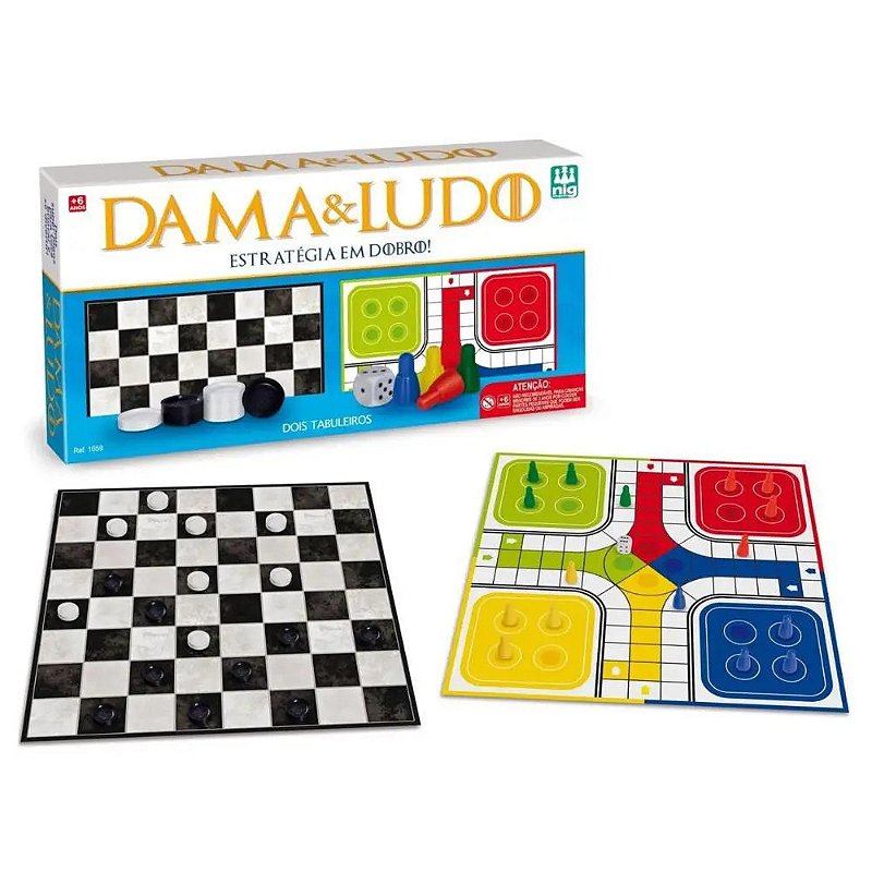 Dama e Ludo  Bom Brinquedo