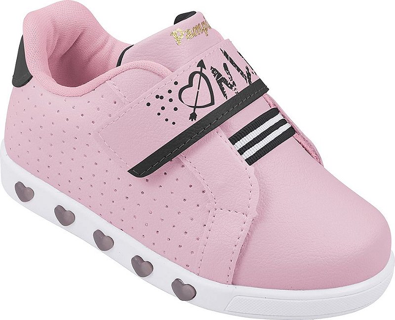 tenis led pampili rosa