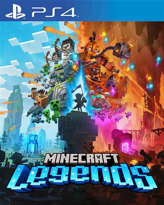 Minecraft Legends PS4 Midia Digital - Rob Gamer