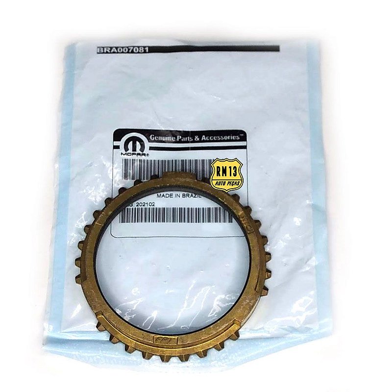 Anel Sincronizador 3ª 4ª FIAT Molibdenado 55259710 - RM 13 Auto Peças