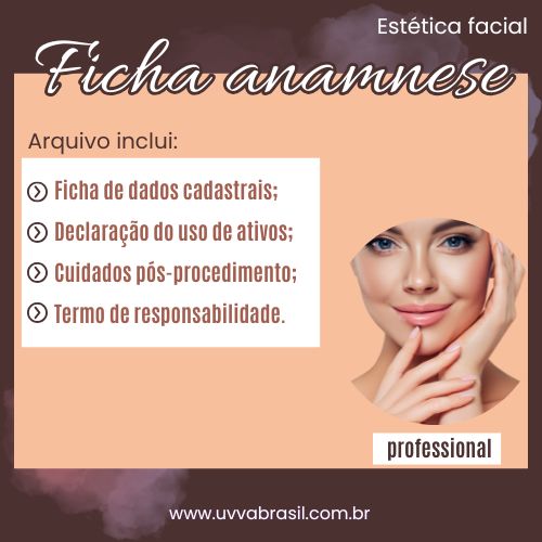 Ficha Anamnese Facial Completa
