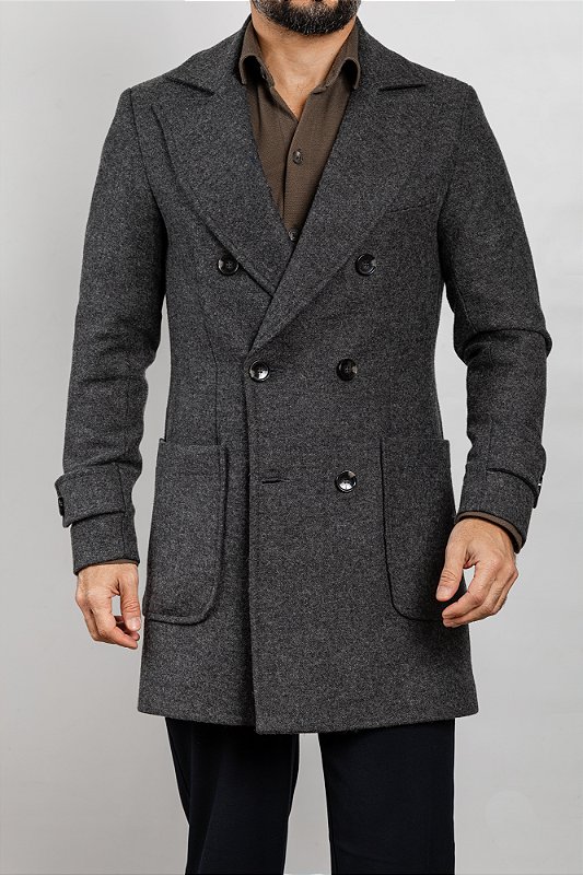 ジャケット・アウター COOR 2025AW Textured Wool breasted Coat COOR 2025AW Textured Wool breasted Coat The Best Women's Wool