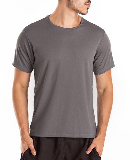 camiseta dry fit cinza