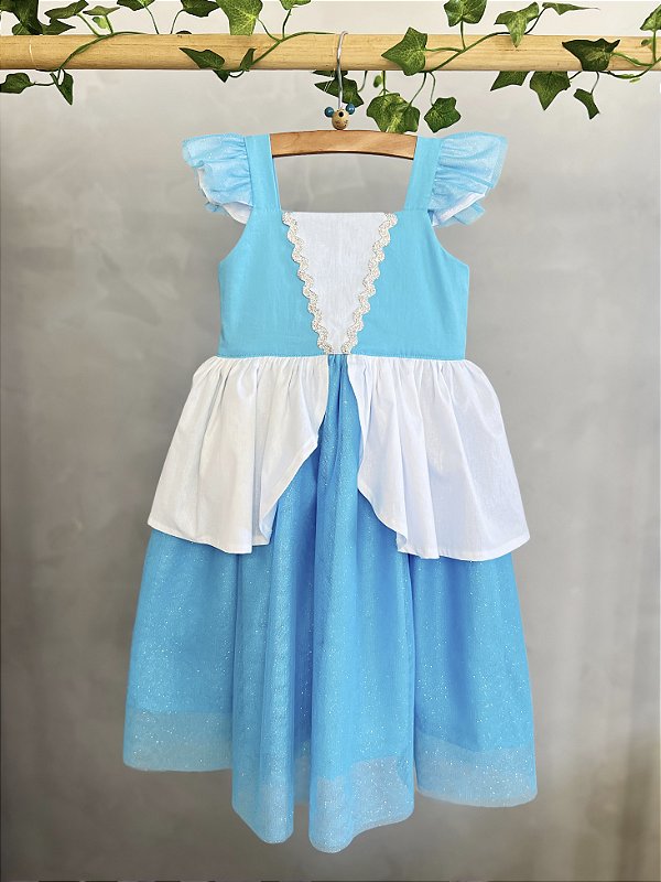 Fantasia Vestido Cinderela Infantil Original