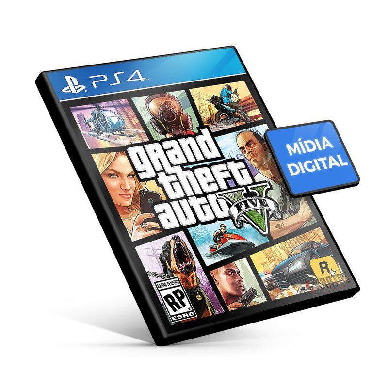 Gta V - Mídia Digital - PS4 e PS5 - Lc Games Digitais