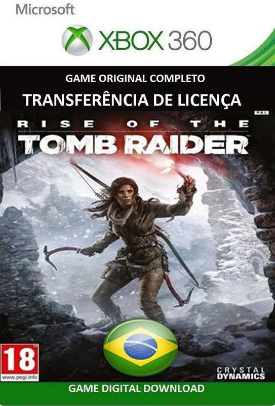 Tomb Raider - Jogo Original Xbox 360 - Mídia Física