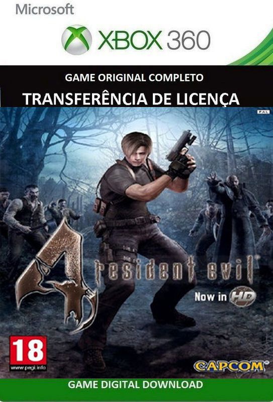 Jogos Xbox 360 transferência de Licença Mídia Digital - RESIDENT